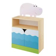 Meuble droit 2 portes - hippopotame