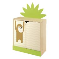 Meuble droit portes coulissantes - singe
