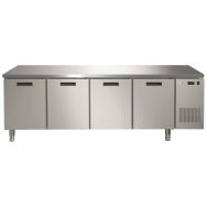 Meuble refrigéré 4 portes 600x400 positif avec dosseret