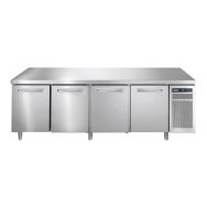 Meuble réfrigéré 600x400 négatif, 4 portes, groupe logé SPRING+SPR+ 804 BT