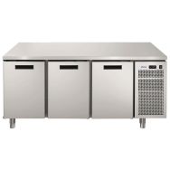 Meuble réfrigéré GN1/1 négatif, 3 portes, groupe logé LINEAR- LIN+703BT/1