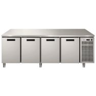 Meuble réfrigéré GN1/1 négatif, 4 portes, groupe logé LINEAR- LIN+704BTS/1