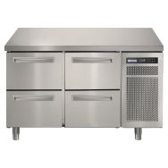 Meuble réfrigéré GN1/1 positif, 2 portes, groupe logé, SPRING+- SPR+702TN1/T4