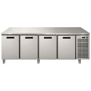 Meuble réfrigéré GN1/1 positif, 4 portes, groupe logé LINEAR- LIN+704TNA/1
