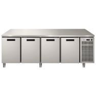 Meuble réfrigéré GN1/1 positif, 4 portes, groupe logé LINEAR- LIN+704TNS/1