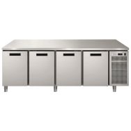 Meuble réfrigéré GN1/1 positif, 4 portes, groupe logé LINEAR- LIN+704TN/1