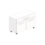 Meuble sous-paillasse avec tiroir - 2 portes