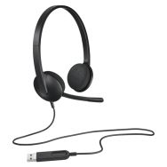 Micro-casque USB filaire binaural H340 - Logitech