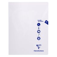 Mimesys Dessin piqûre polypro 24x32cm 48p uni Incolore - Lot de 10