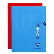 Mimesys TP piqûre polypro 24x32cm 80p séyès-uni coloris assortis - Lot de 10