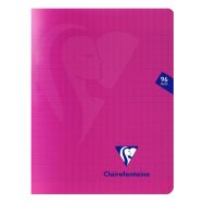 Mimesys cahier piqué polypro 17x22cm 96p séyès - Clairefontaine