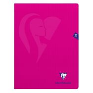 Mimesys cahier piqué polypro 24x32cm 96p séyès - Clairefontaine