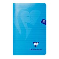 Mimesys carnet piqué polypro 11x17cm 48p ligné coloris assortis