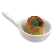 Mini Poêlon en porcelaine 6cl blanc - EO