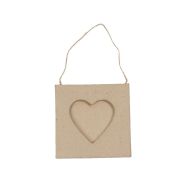 Mini cadre cœur 8x8cm (Lot de 20)