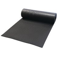 Mini caillebotis en rouleau norme PMR 1.00x10.00 m - ep 10 mm noir