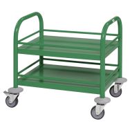 Mini chariot acier 2 plateaux