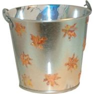 Mini seau en zinc à décorer (Lot de 10)