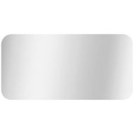 Miroir bords polis coins arrondis - 80x40cm