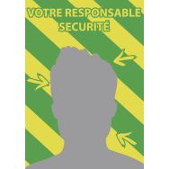 Miroir consigne de sécurité QUALIMIR Plexi+ - Jaune/vert - Kaptorama