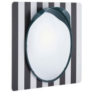 Miroir de sortie usage domaine public ovale Ø 40cm - Mottez