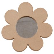 Miroir fleur à suspendre (Lot de 2)