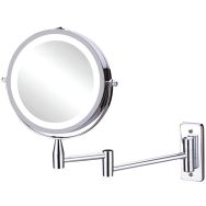 Miroir gross x3 lumineux led mural ø15