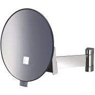 Miroir grossissant rond lumineux Eclips bras plat