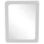 Miroir incassable avec cadre PVC - 40 x32 cm - Manutan