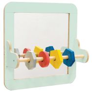 Miroir mural avec barre maintien