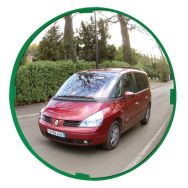 Miroir rond multi-usages éco Ø 60 cm rond