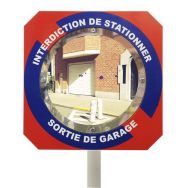 Miroir routier - Interdiction de stationner - Plexi+