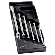 Module 6 clés à douilles articulées de 6 à 17 mm