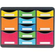 Module Storebox Multi 11 tiroirs Iderama - Arlequin