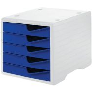Module Styrobox - 5 tiroirs - Bleu