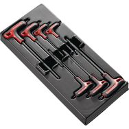 Module de 7 clés mâles en T Torx