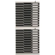 Module de classement 10 tiroirs fermables à clé gris/noir