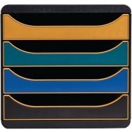 Module de classement 4 tiroirs Big Box Neo Deco - Exacompta