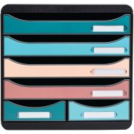 Module de classement 6 tiroirs Big Box Maxi Skandi - Exacompta