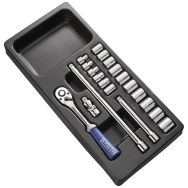 Module de douilles et accessoires 3/8  métriques - 20 pièces