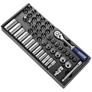 Module de douilles et accessoires 3/8  métriques - 50 pièces