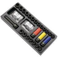 Module de douilles et accessoires Impact 1/2  - 26 pièces