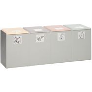 Module de recyclage en plastique - 1, 2, 3 ou 4 (60 L)