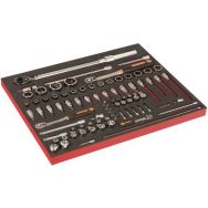 Module douilles 1/4" & 3/8" & clé dynamométrique 85 pièces