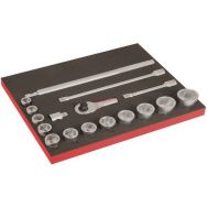 Module douilles 3/4" 17 pièces
