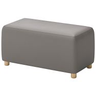 Module droit Joris tissu enduit PVC Gris moyen