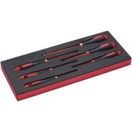 Module jeu Tournevis isolés pour vis fente/PH 1/3 6 pièces - Bahco