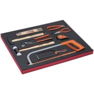 Module jeu outils frappe et scies 9 pièces