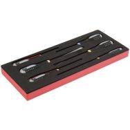 Module jeu tournevis vis fente/Pozidriv 6 pièces 