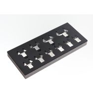 Module mousse 1/3 de 10 embouts dyna 14x18 fourche en pouce